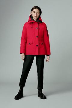 Chamarras Canada Goose Mujer Mexico - Montebello Abrigos Rojos GZ6718592
